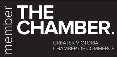 Logo Member of Greater Victoria Chamber of Commerce Logo Black